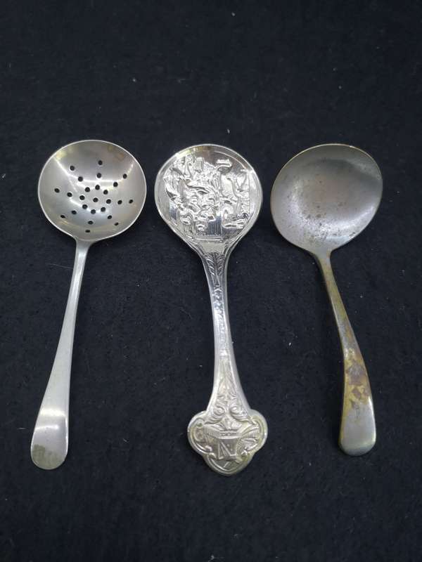 Vintage sugar spoon collection