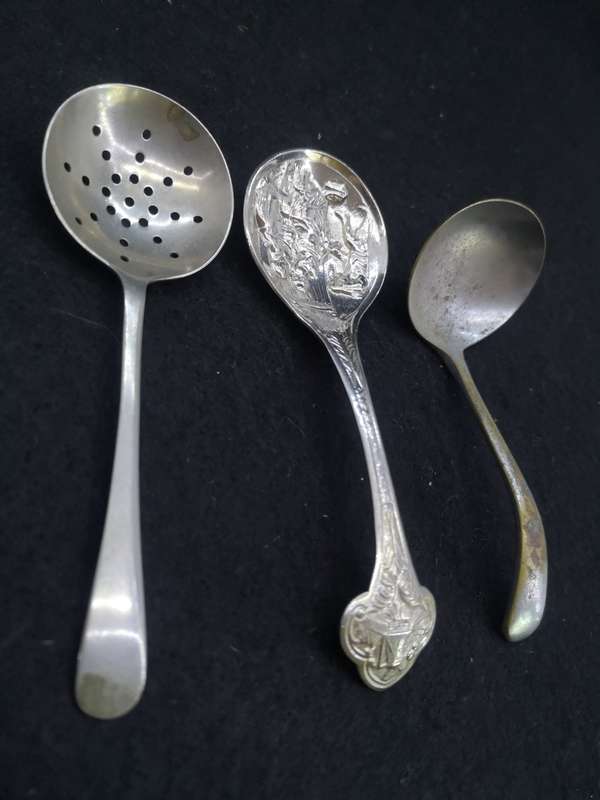 Vintage sugar spoon collection