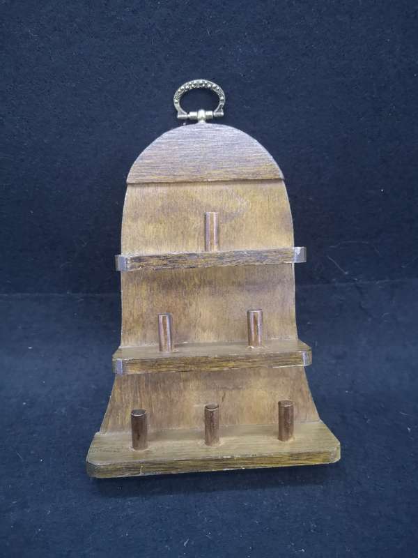 Wooden Bell shape thimble display wall hanging