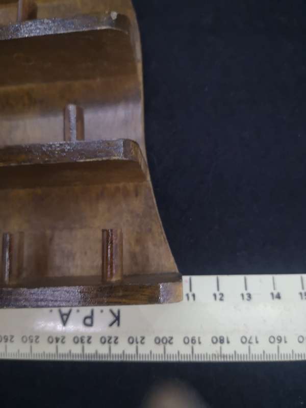 Wooden Bell shape thimble display wall hanging
