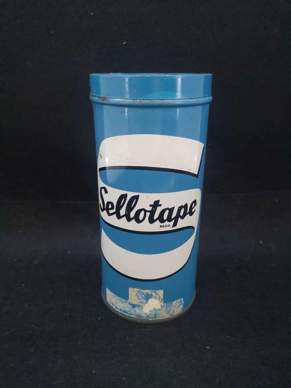 Sellotape tin