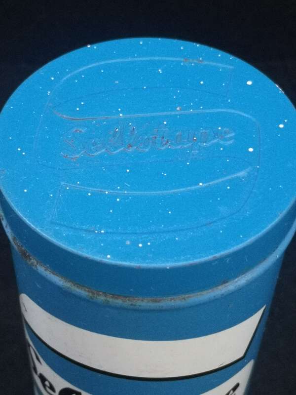 Sellotape tin