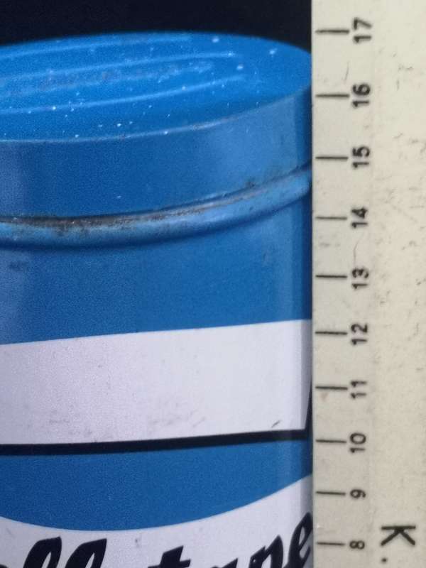 Sellotape tin