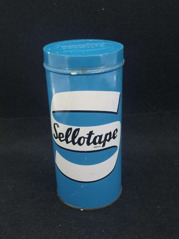 Sellotape tin