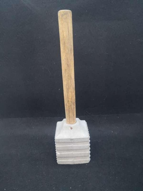 Vintage solid meat mallet