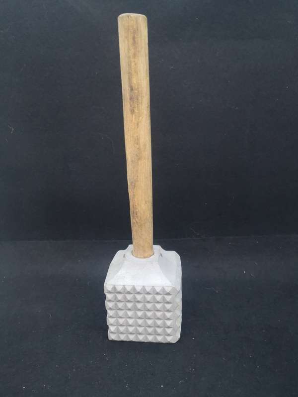 Vintage solid meat mallet