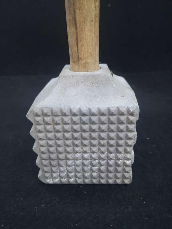Vintage solid meat mallet