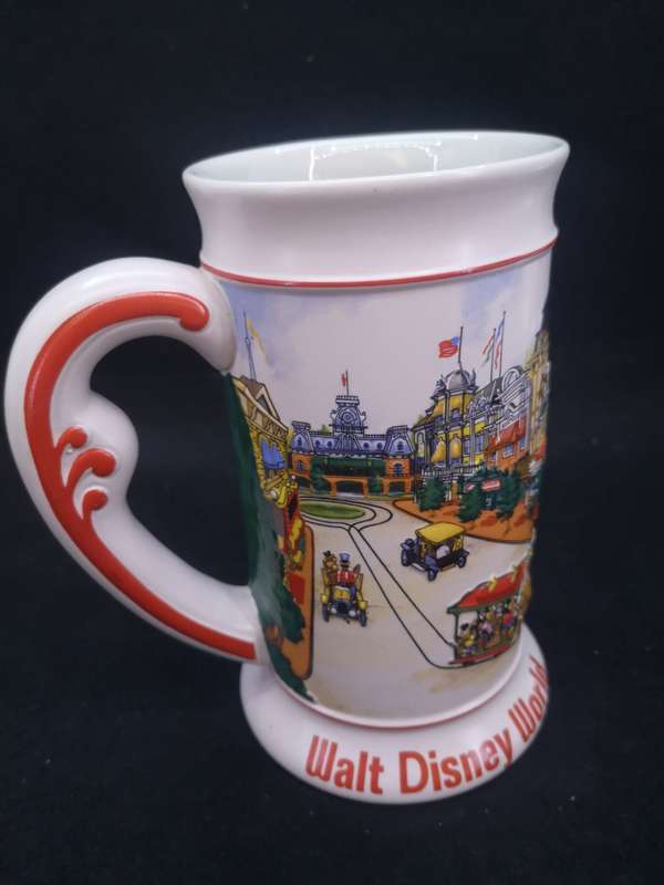 Vintage Walt Disney World theme park ceramic mug / beer stein
