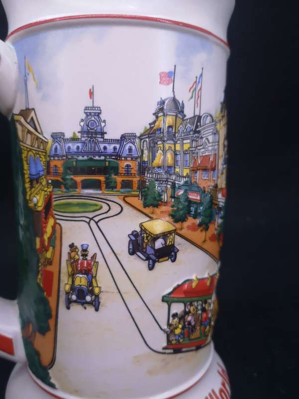 Vintage Walt Disney World theme park ceramic mug / beer stein