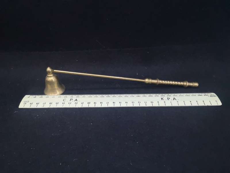Brass candle snuffer