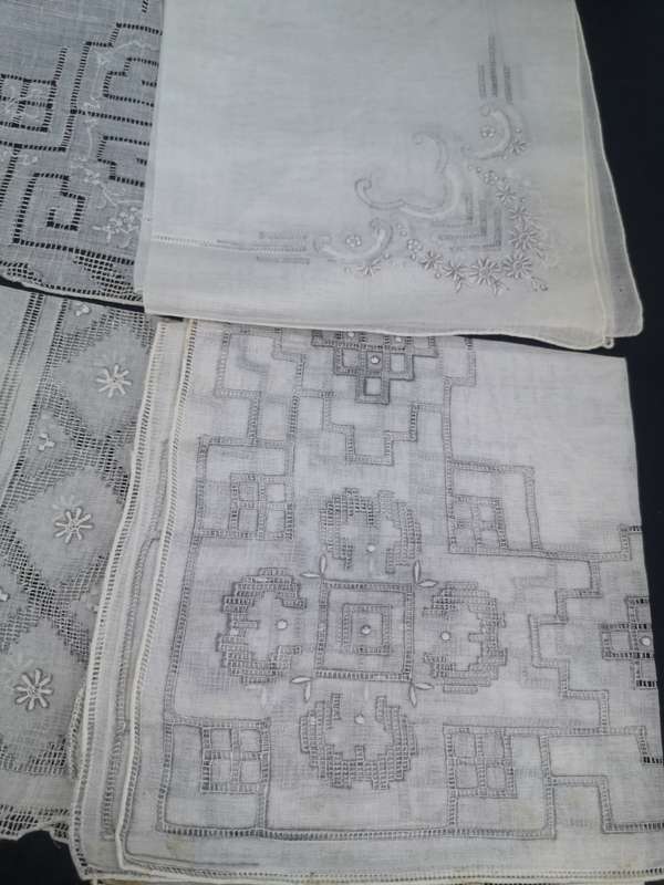 Vintage assortment of ladies hankies