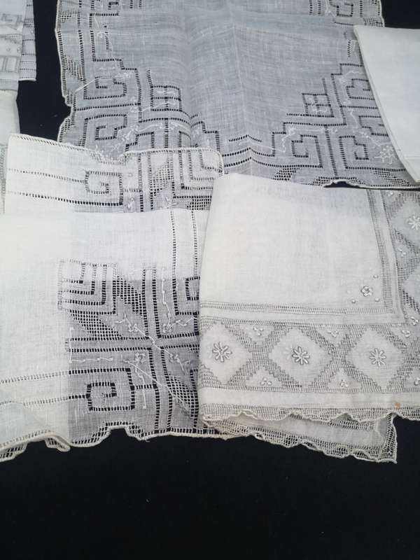 Vintage assortment of ladies hankies