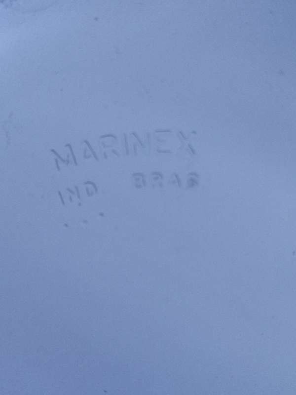 Blue Marinex pie plate