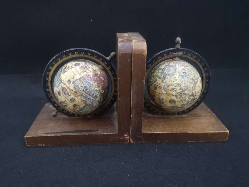 World globe bookends