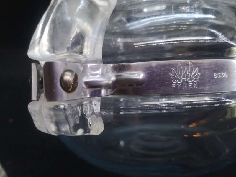 Vintage Pyrex Flameware glass teapot