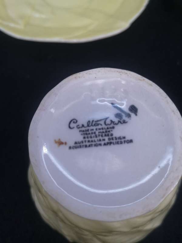 Vintage Carlton Ware cup and saucer set of two