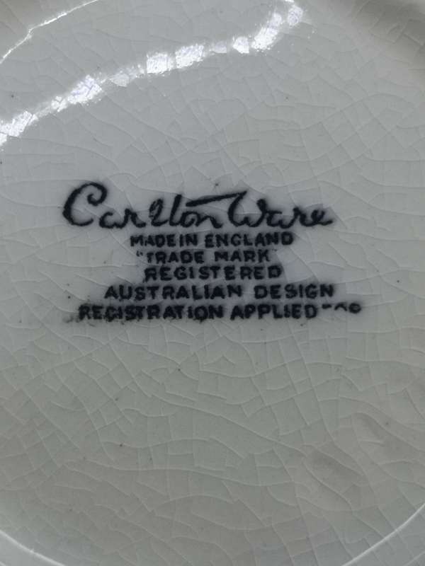 Vintage Carlton Ware cup and saucer set of two