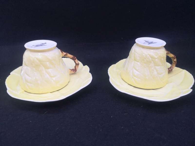 Vintage Carlton Ware cup and saucer set of two