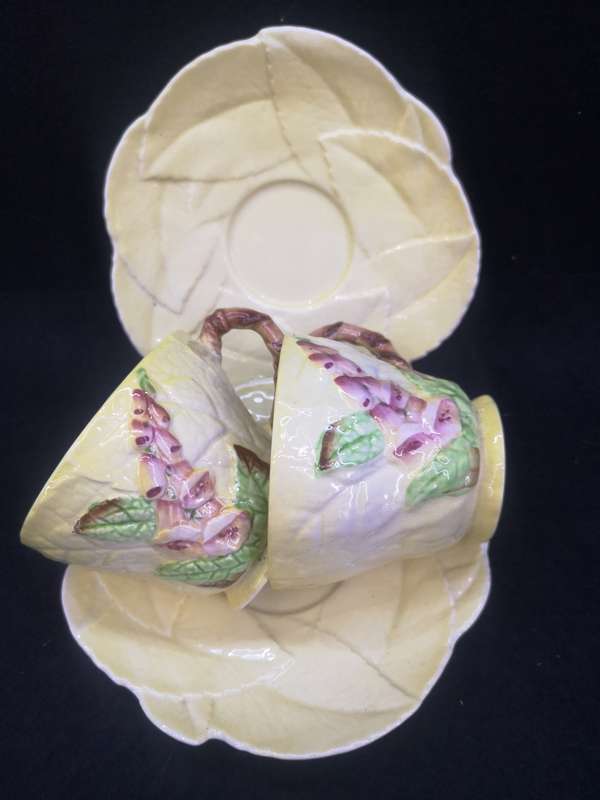 Vintage Carlton Ware cup and saucer set of two