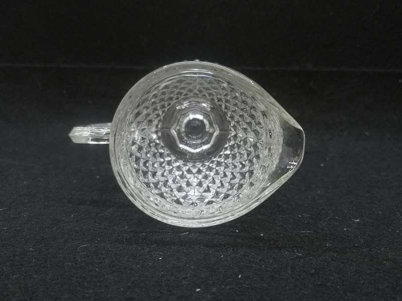 Vintage glass milk jug