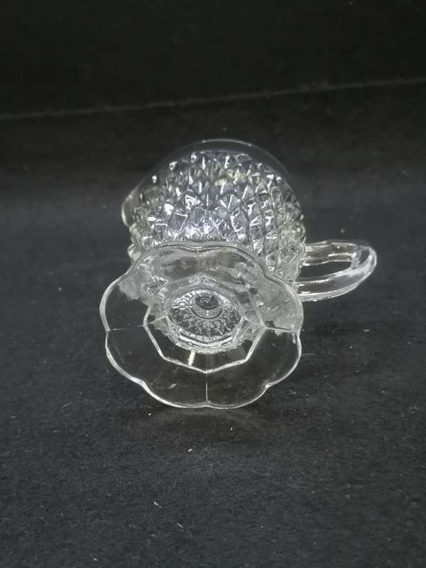 Vintage glass milk jug