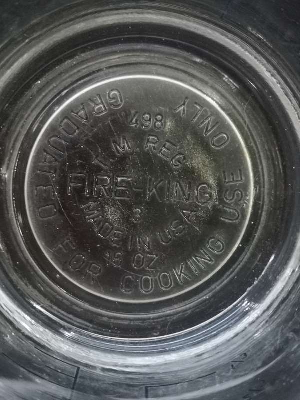 Vintage Fire King jug 500ml
