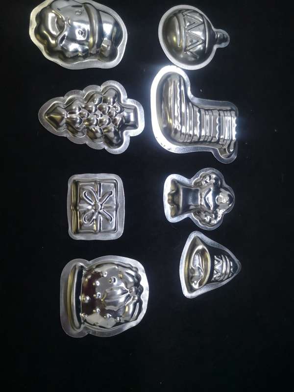Vintage cute set of chocolate moulds