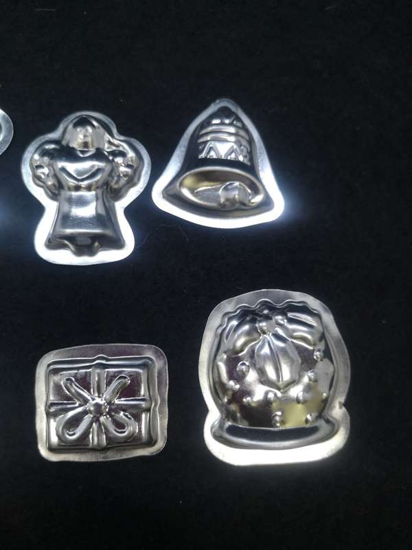 Vintage cute set of chocolate moulds
