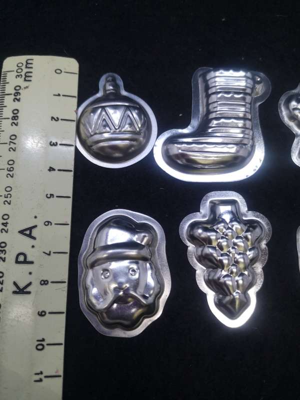 Vintage cute set of chocolate moulds