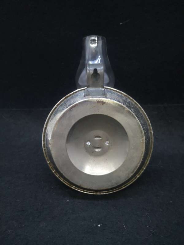 Vintage mini oil hurricane swivel walking lamp