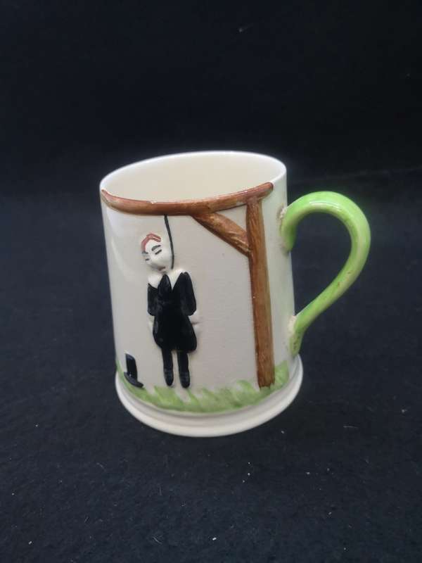 Vintage Carlton ware Hanging man mug