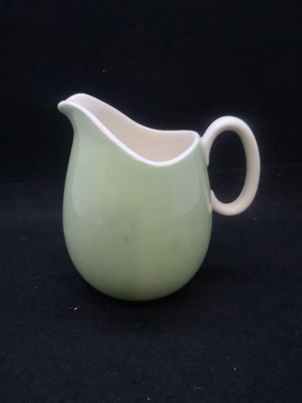 Vintage Continental China green jug