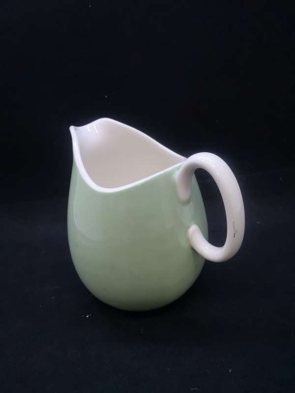 Vintage Continental China green jug