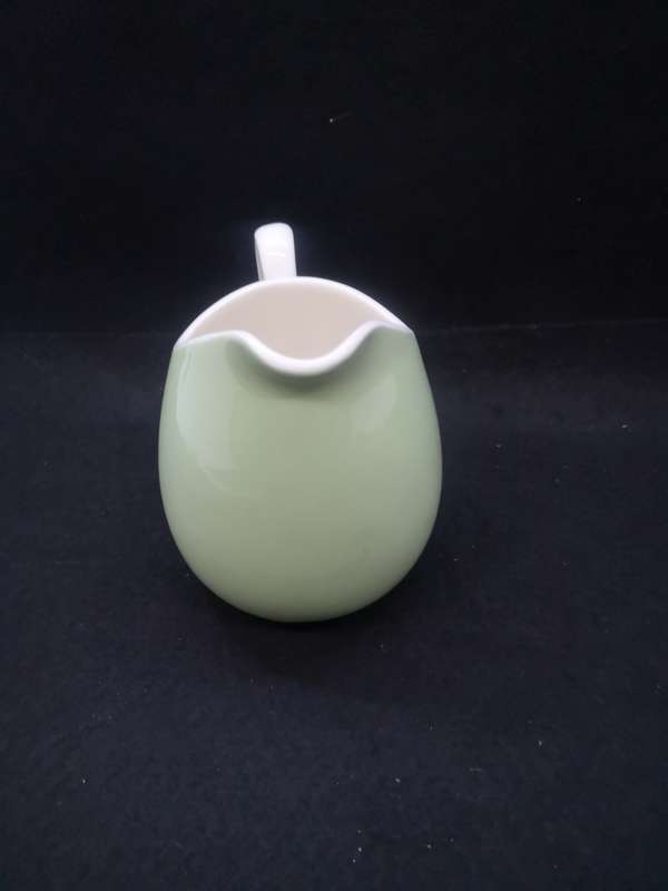 Vintage Continental China green jug