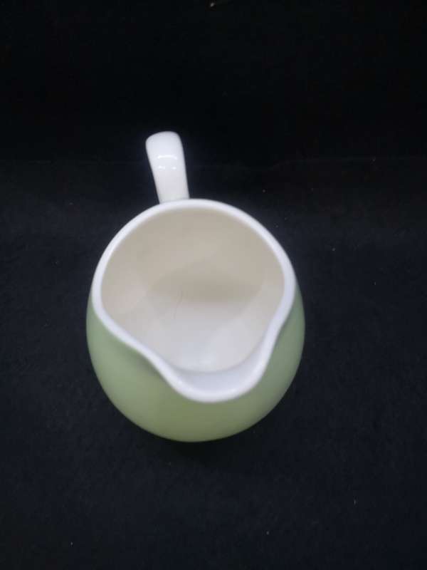 Vintage Continental China green jug