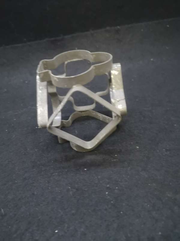 Vintage cube cookie cutter