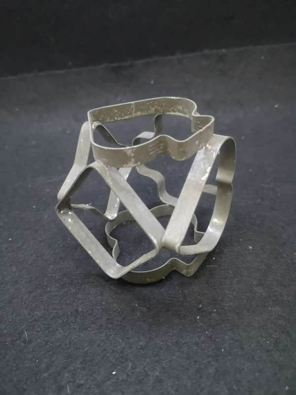 Vintage cube cookie cutter