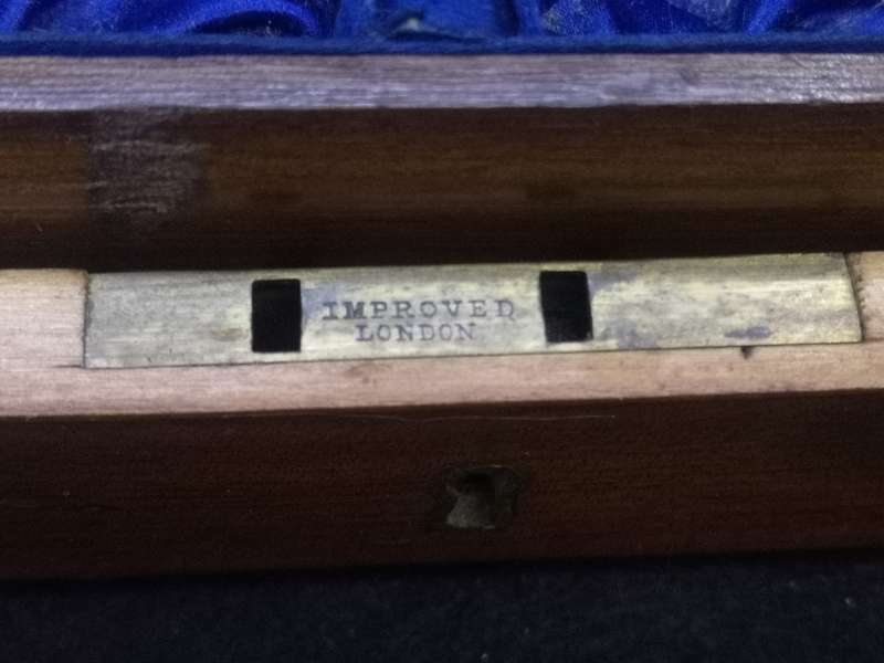 Wooden 2 tier box - London made - no key