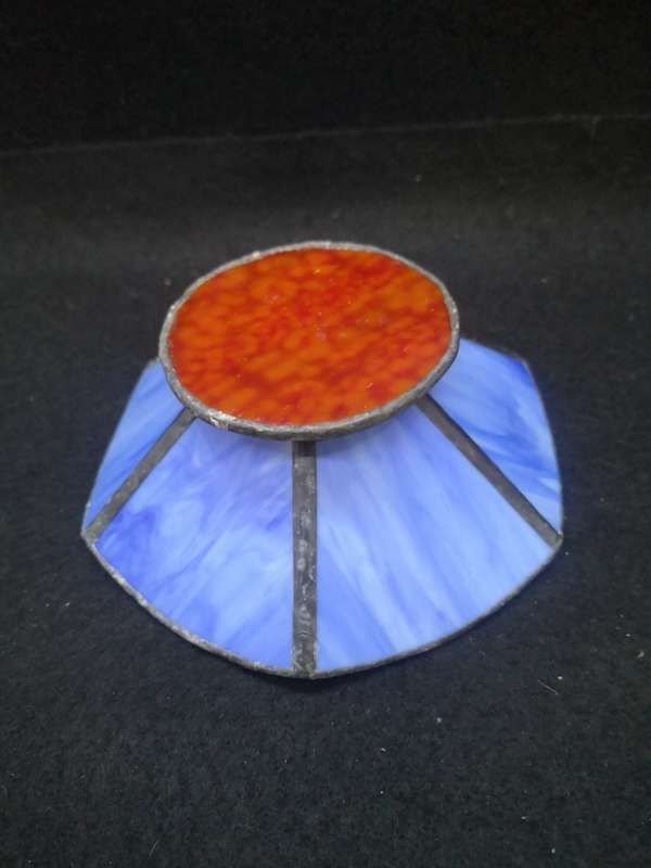 Lead glass bowl