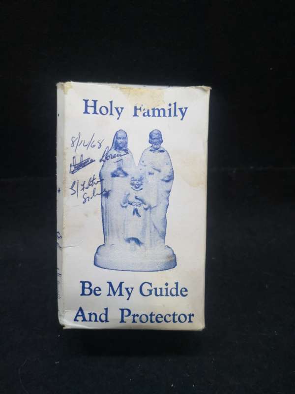 Holy family figurine Celluloid vintage Catholic gift