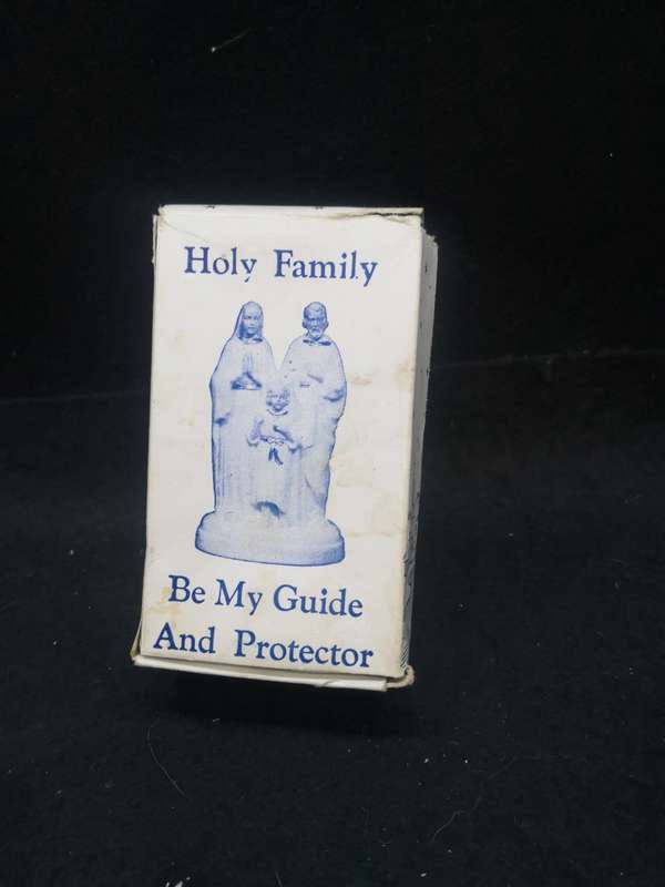 Holy family figurine Celluloid vintage Catholic gift