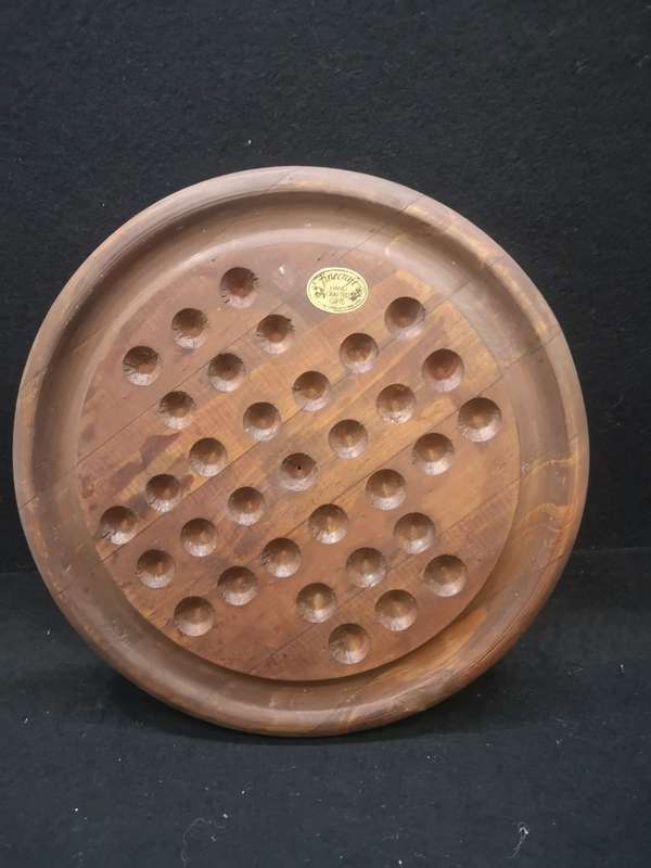 Solitaire wooden play board