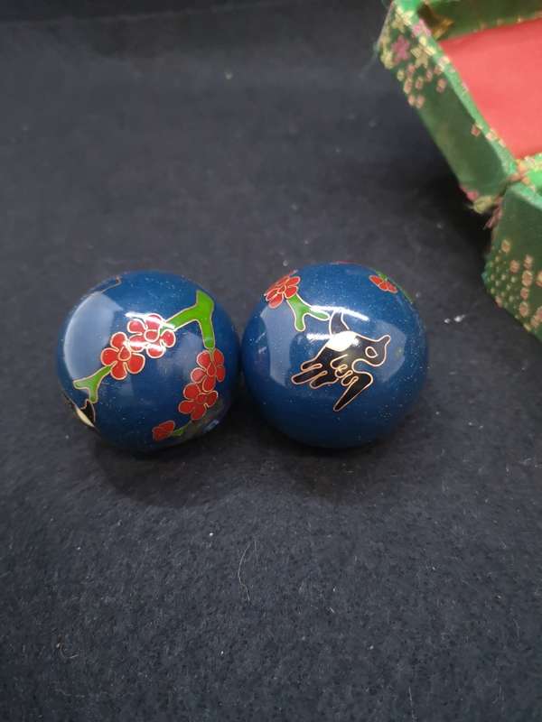 Chinese musical balls - see all pictures for condition