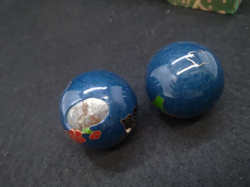 Chinese musical balls - see all pictures for condition