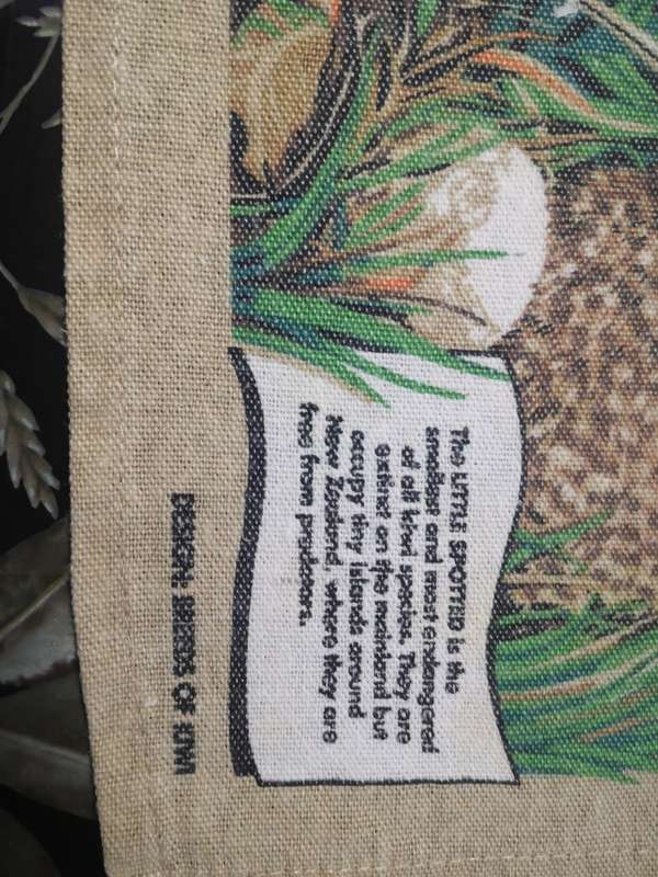 Big vintage New Zealand Kiwi wall decoration