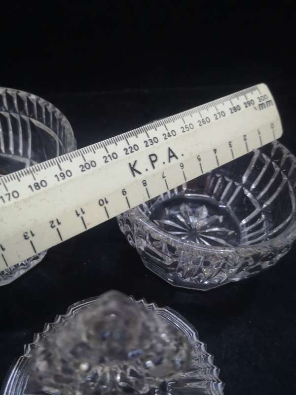 Art deco glass trinkets