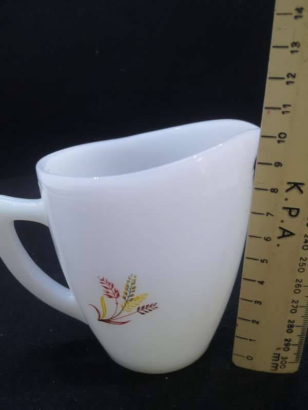 Milk glass milk jug