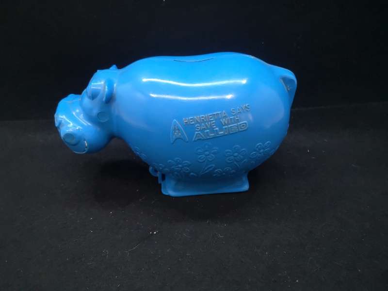 Henrietta Allied plastic Hippo money bank