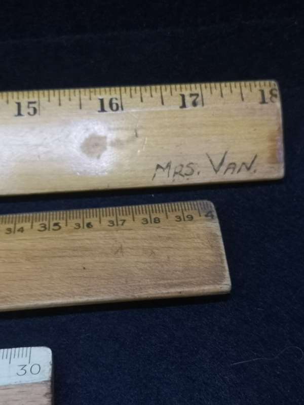 Wooden ruler collection