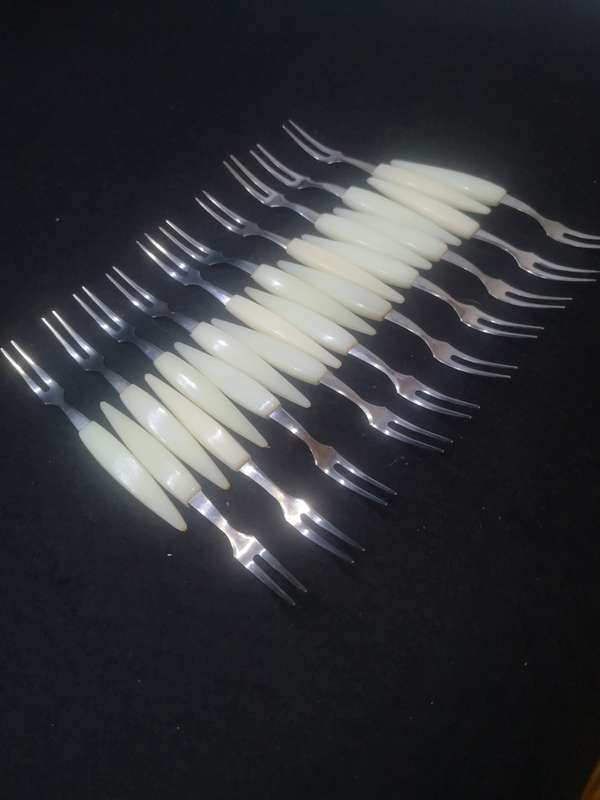 Vintage cocktail forks